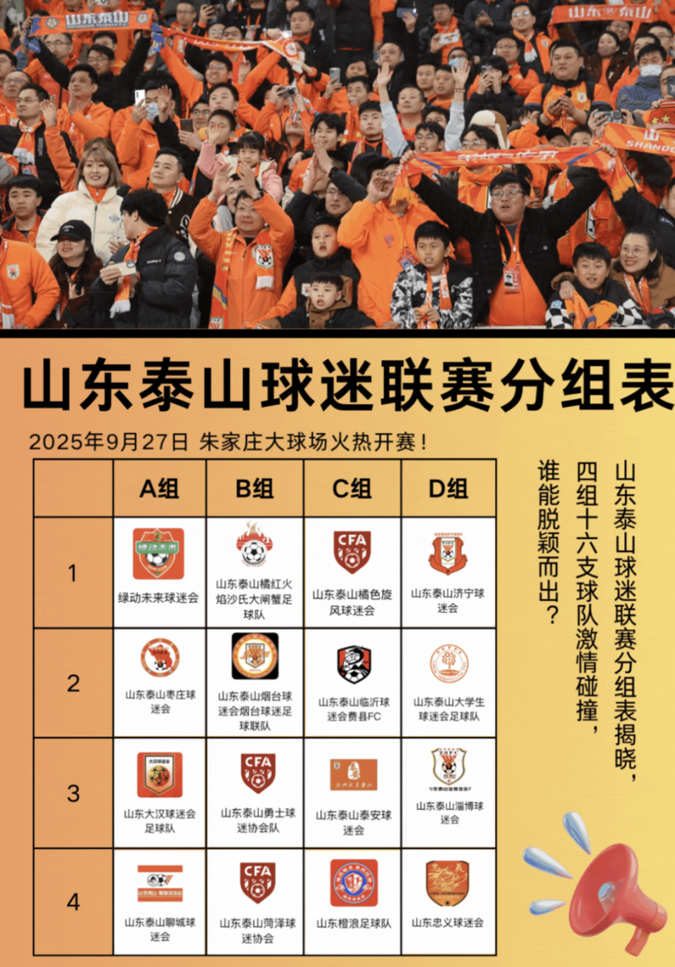 VSD, 后的冠军, 组通过抽签